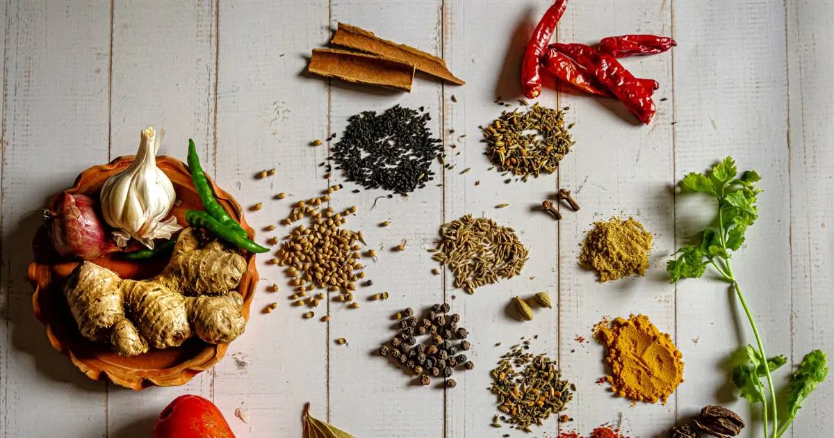 Especias y hierbas para el dosha pitta