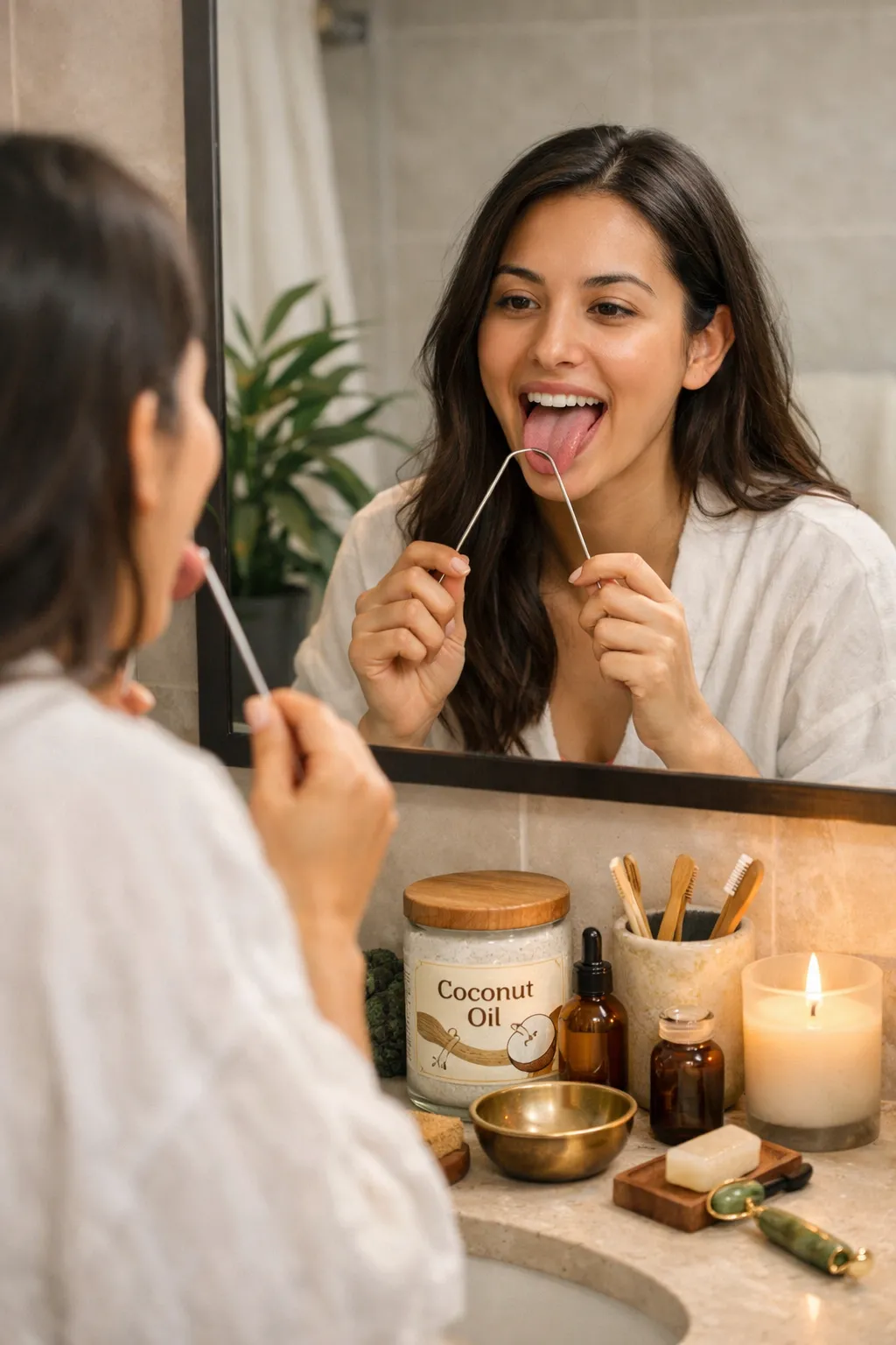 Beneficios del raspador de lengua